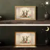 Konijnen - Bloemen - Eieren Light Box met kabel (Tafellamp) klein -sfeer3