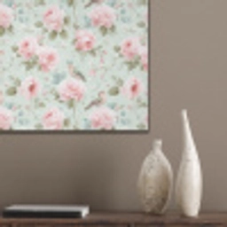 Rozen - Vogels - Pastel - Kleurrijk PET vilt klein 837 -sfeer6_closeup