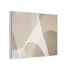 Vloeiende vlakken - Harmonieus - Golvend PET vilt klein -3d
