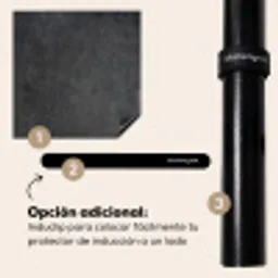 De Essentie van Steen Inductie beschermer vinyl 3mm middel -zzzzzzz-induclip_ES