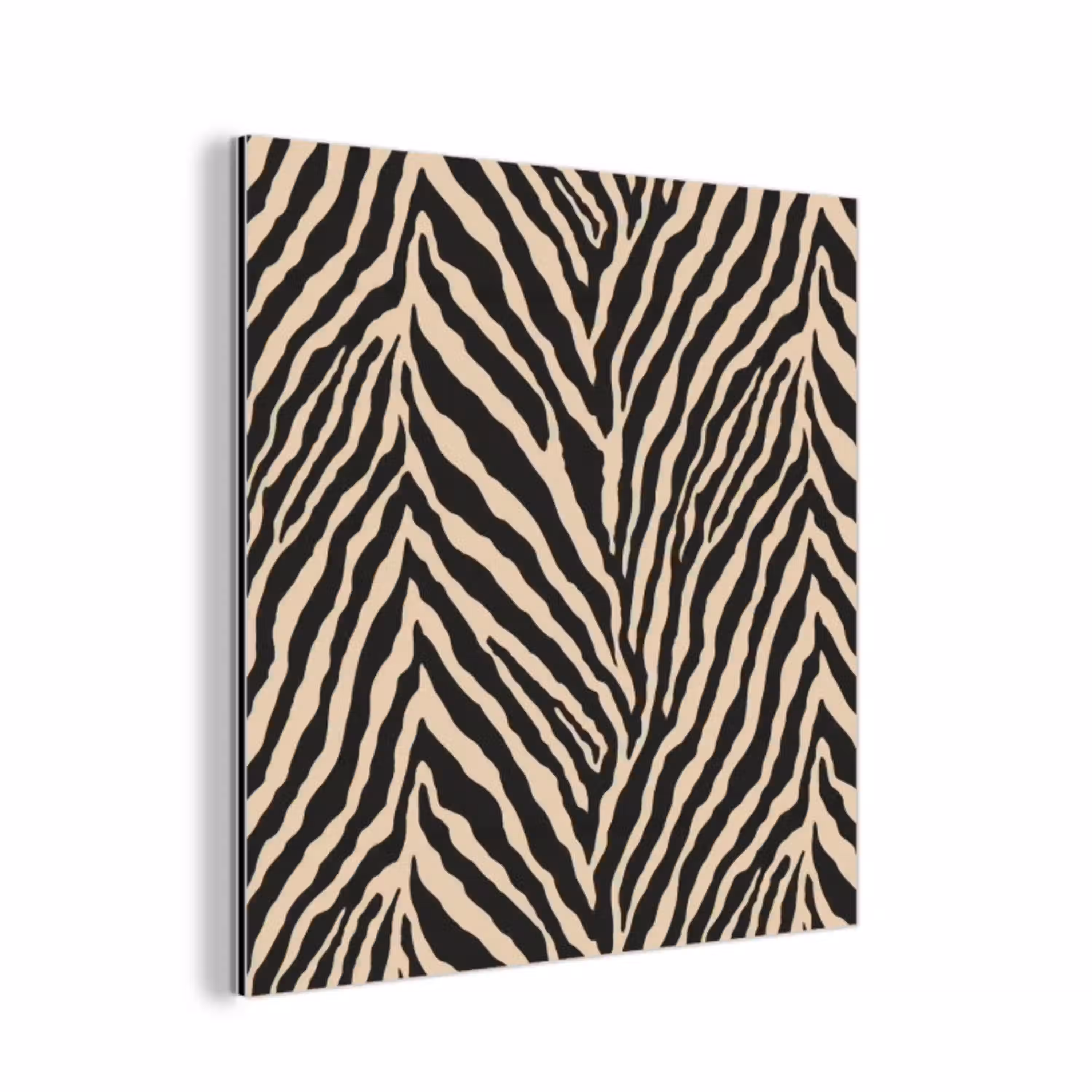 Zebra - Klassiek - Zwart aluminium wit klein 46 -3d