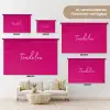 Toedeloe - Roze Wandkleed katoen klein -tsfeer8_DE