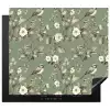 Botanisch - Vogels - Groen Inductie beschermer vinyl 3mm middel 274 -3d