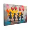 Graffiti - Kinderen - Street art - Ballon - Banksy canvas 2cm klein -z3d