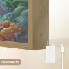 Schildpad - Dolfijn - Oceaan Light Box met batterij (Wandlamp kind) middel -USP_websiteoplaadbaarNL