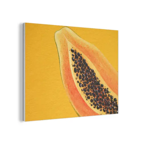Papaja - Oranje - Topisch PET vilt klein -3d