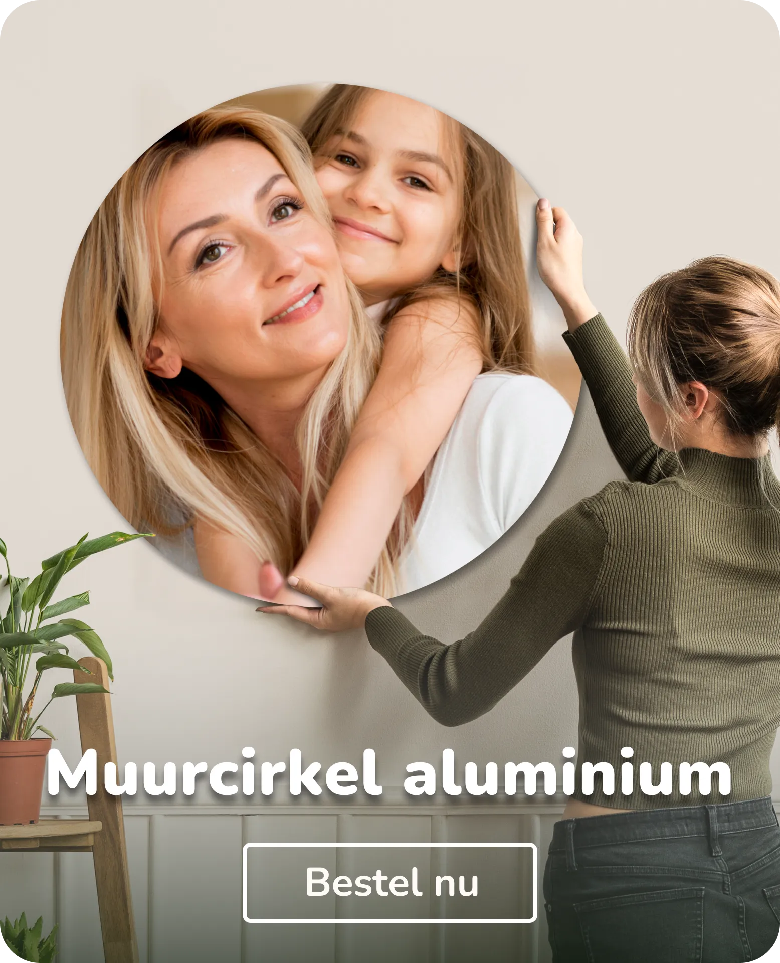 Foto op aluminium muurcirkel