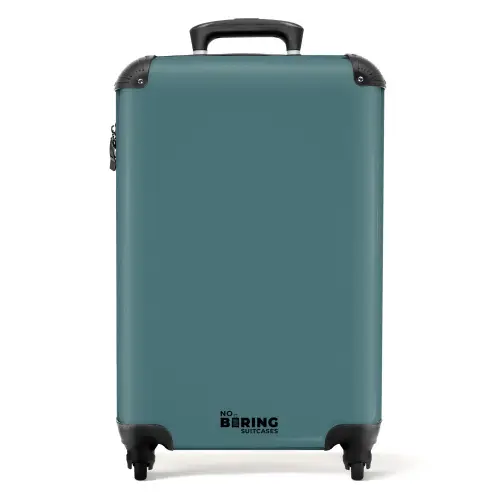 Donkere teal tint NBS - Handbagage koffer - Kinderen Unisex middel -productfoto_recht