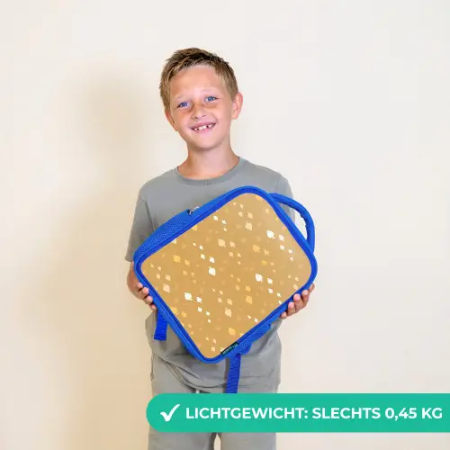 Zee - Dieren - Geel - Vissen Kinderrugzak - Blauw middel 862 -sfeer1_NL