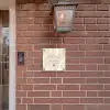 Beige golven - Sierlijk Naambord Vierkant klein -sfeer7-XS