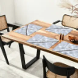 Vogeltje - Sneeuw - Tak - Winter - Zacht Placemat vinyl groot -zzsfeer4_Kitchenyeah-website