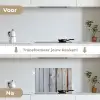 Hout - Planken - Verweerd keuken achterwand spatscherm klein -voor_na_NL