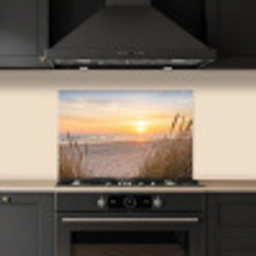 Zonsondergang - Duinen - Zee keuken achterwand spatscherm klein -sfeer1