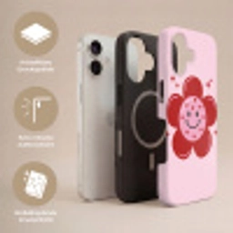 Bloem - Roze - Hartjes Toughcase MagSafe Apple iPhone 17 klein -USP_Lagen_DE