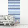 Frans - Citroen - Strepen - Blauw fotobehang vinyl groot 64 -woonkamer
