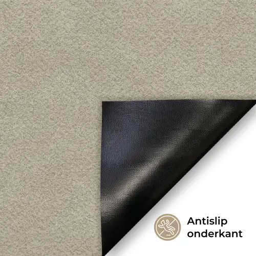 Taupekleur - Gewolkt textuur - Natuurlijk Deurmat klein 898 -antislip_NL