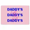 Daddy's - Blauw - Blokletters Placemat vinyl groot -zzsfeer1_Kitchenyeah-website