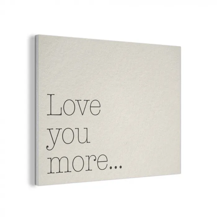 Minimalistisch - Love - Beige PET vilt klein -3d