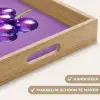 Druif - Disco - Glitter - Paars Dienblad Rechthoek middel -USP_HandgreepNL