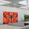 Libel - Blauw - Vleugels - Bladeren keuken achterwand spatscherm klein -3d_schuin