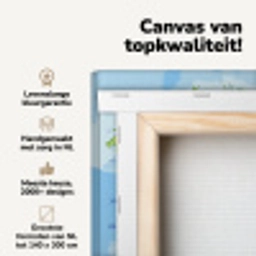 Wereldkaart - Topografie - Atlas - Kids - Jongetje - Meisjes canvas 2cm klein -zzzsfeer2_topdoek