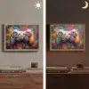 Graffiti - Gaming - Controller - Verf Light Box met batterij (Wandlamp) middel -sfeer3