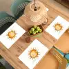 Zon - Wolken - Pastel kleuren Placemat vinyl groot -zzsfeer5_Kitchenyeah-website