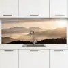 Bergen - Mist - Zonnestralen keuken achterwand 2 middel -3d