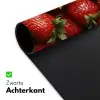 Aardbei - Fruit - Rood Muismat XXL klein -sfeer2