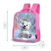 IJsbeer - Kroon - Winter Kinderrugzak - Roze middel -productfoto_formaten