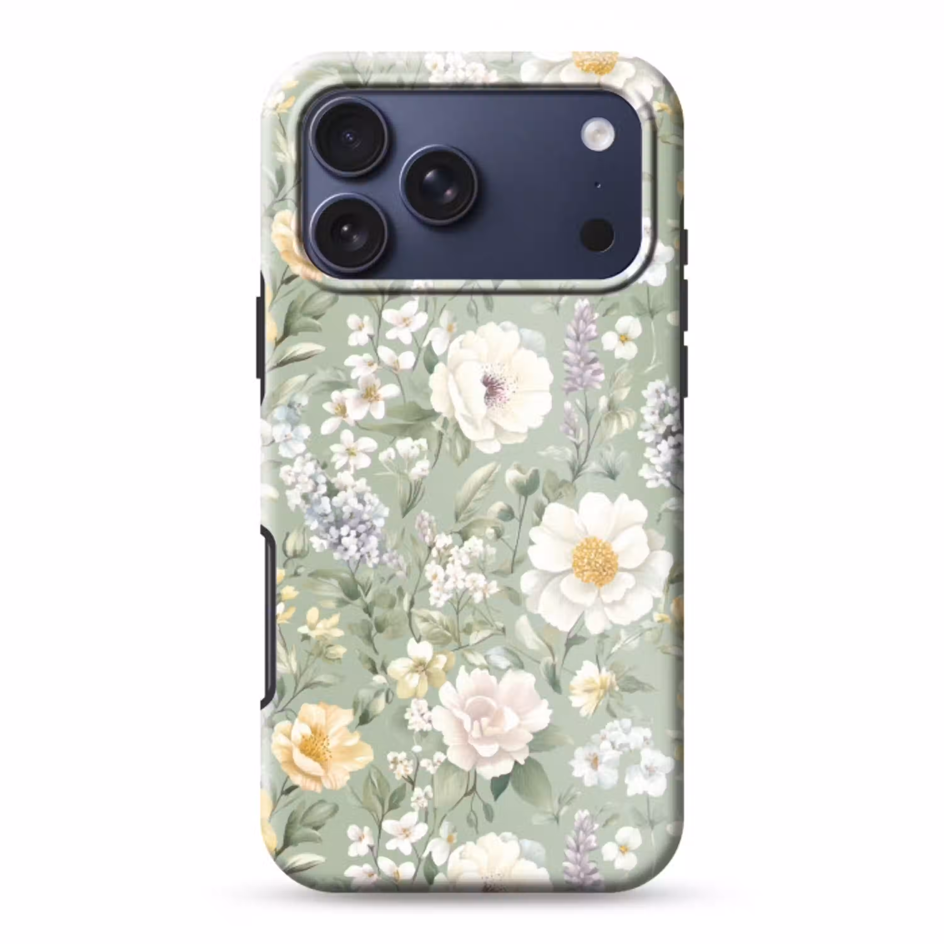 Klassiek - Bloemenpatroon - Kleurrijk Toughcase MagSafe Apple iPhone 17 Pro Max klein 1019 -3d