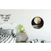 Maan - Cirkel - Goud Wandcirkel aluminium klein -kinderkamer