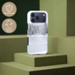 Meer - Dennen - IJs - Winter - Rustgevend Toughcase MagSafe Apple iPhone 17 Pro Max klein -USP_PrintM_NL