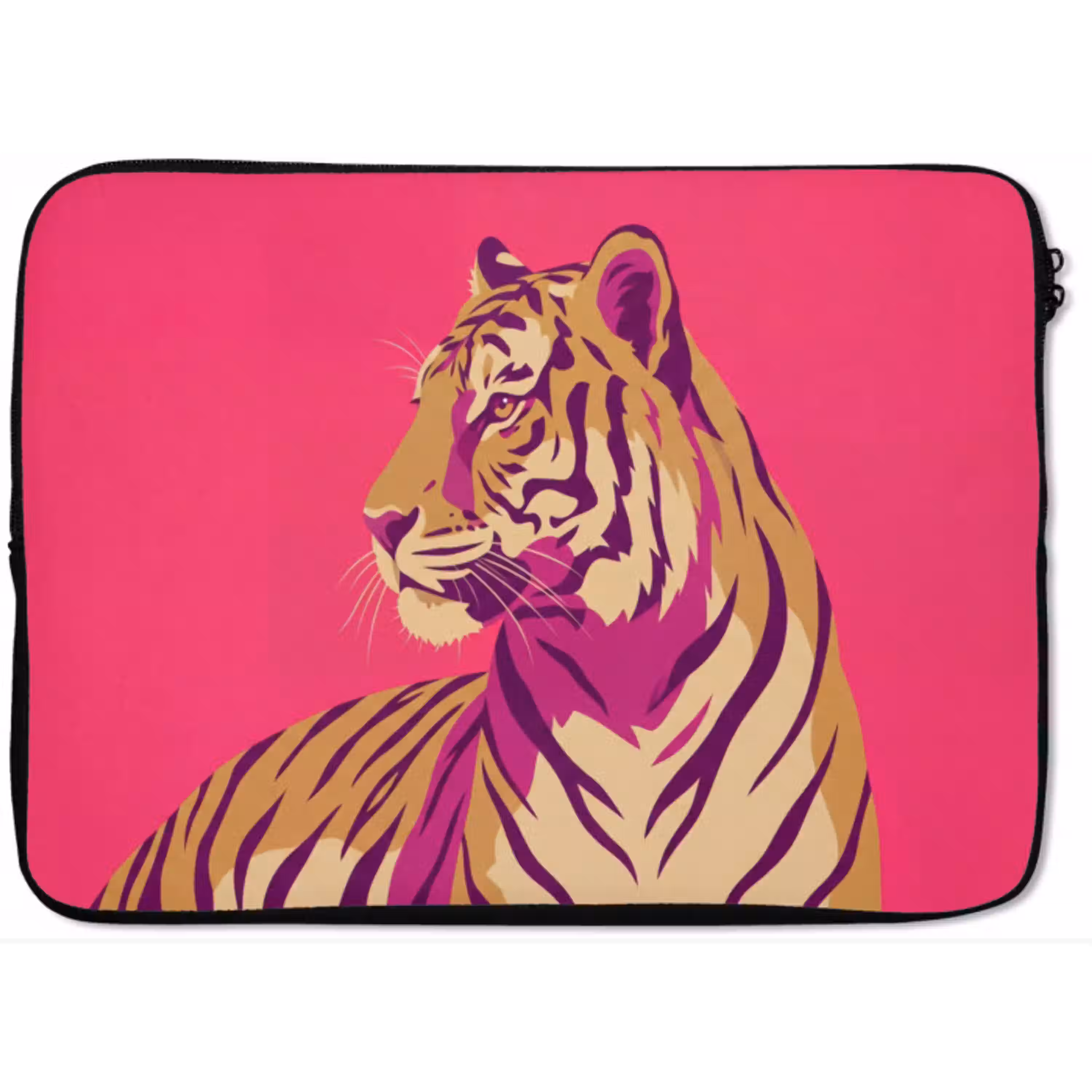 Tijger - Modern - Neon laptophoes neopreen klein -zkaufland3dotto