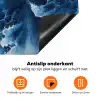 Golven - Blauw - Schuim Inductie beschermer vinyl 3mm klein -zzzzzzz-td-onderkant