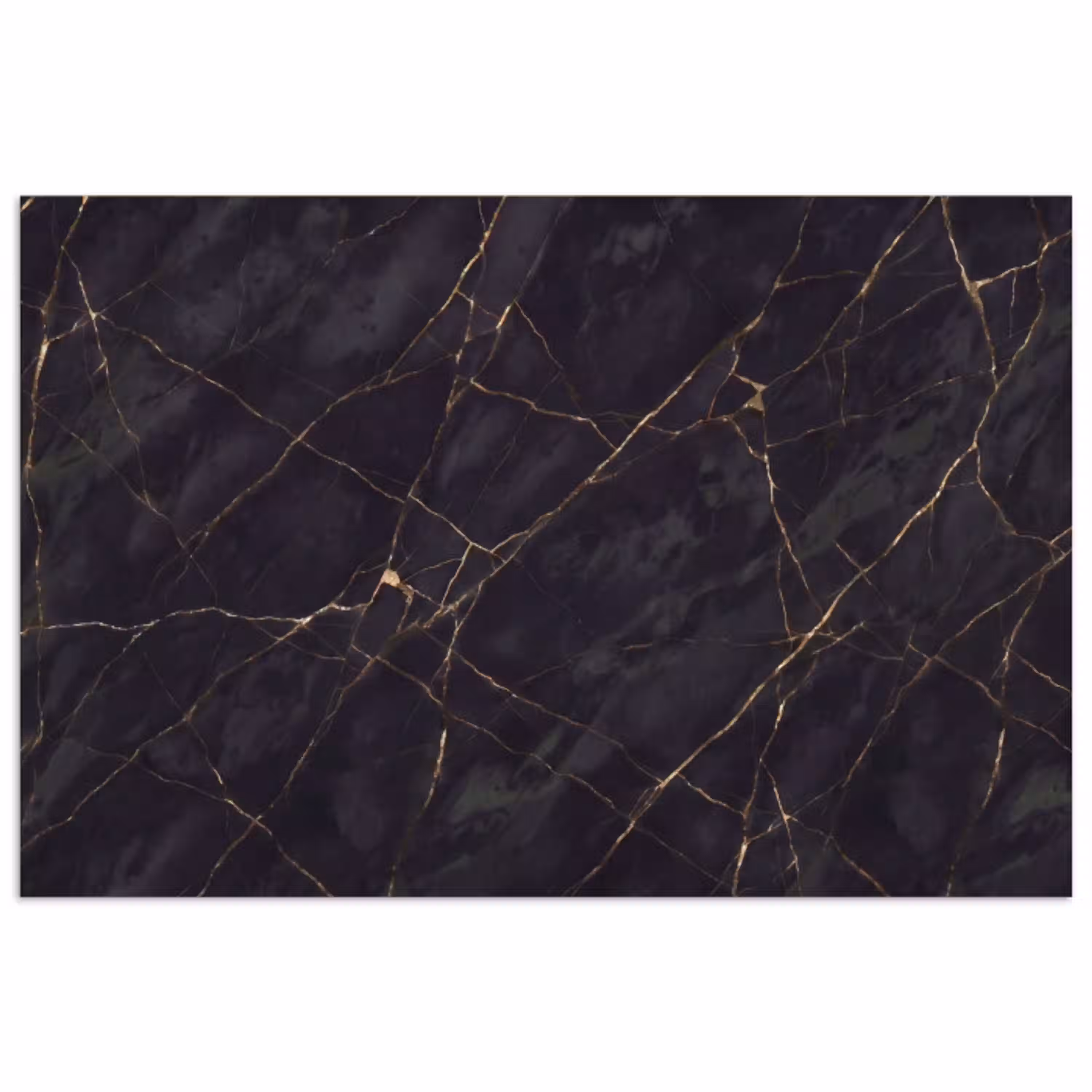 Textuur - Gouden lijnen - Abstract - Modern - Zwart poster papier klein -3d