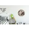 Strand - Zeester - Zand - Beige Wandcirkel aluminium klein -kinderkamer
