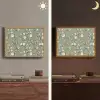 Botanisch - Vogels - Groen Light Box met batterij (Wandlamp) middel 907 -sfeer3