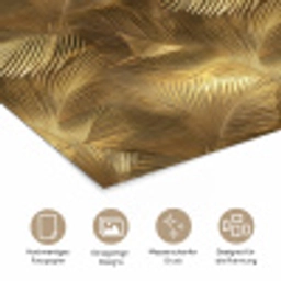 Palm - Waaier - Goud poster papier klein 62 -tcloseup_DE