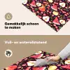 Donker - Bladeren - Fruit - Patroon Inductie beschemer met haakjes klein 777 -ky-schoon-nl