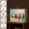 Boten - Kunst - Kleuren - Schilderij Light Box met batterij (Wandlamp) middel -USP_websiteoverzichtNL