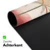 Palmbomen - Heuvels - Minimalistisch - Zachtroze Muismat XXL klein -sfeer2