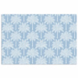 Palmboom - Modern - Blauw poster papier klein 62 -3d