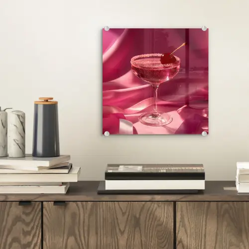 Cocktail - Pink - Luxe plexiglas 5mm klein -sfeer1