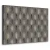 Waaierstralen - Goud - Antraciet Textielframe - compleet frame klein 947 -3d