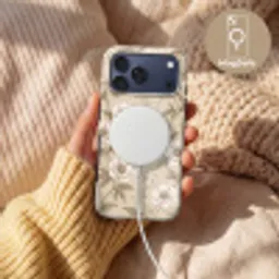Bloemen - Patroon - Beige Toughcase MagSafe Apple iPhone 17 Pro Max klein -USP_MagsafeV