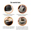 Vogel - Japandi - Groen Inductie beschermer vinyl 3mm klein -zzzzzzz-td-werking