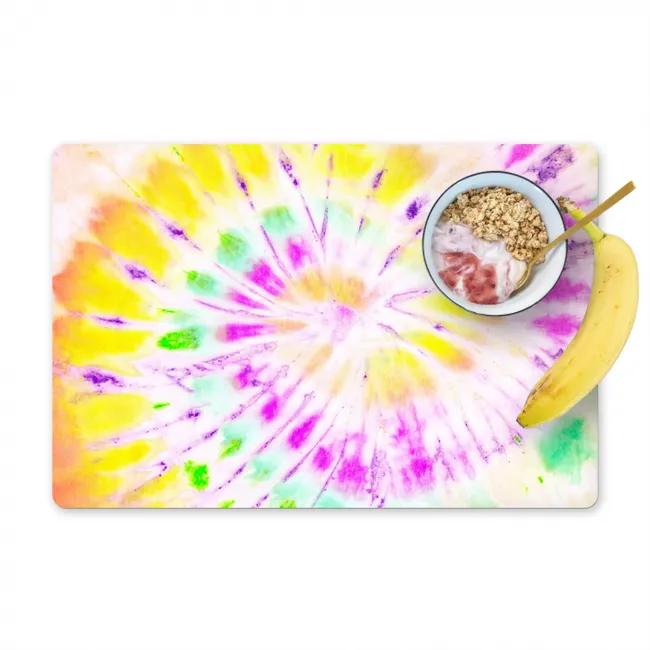 Kleurexplosie Placemat vinyl groot -zzzproduct_Kitchenyeah-website