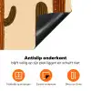 Cactus - Woestijn - Zand - Bruin Inductie beschermer vinyl 3mm klein -zzzzzzz-td-onderkant