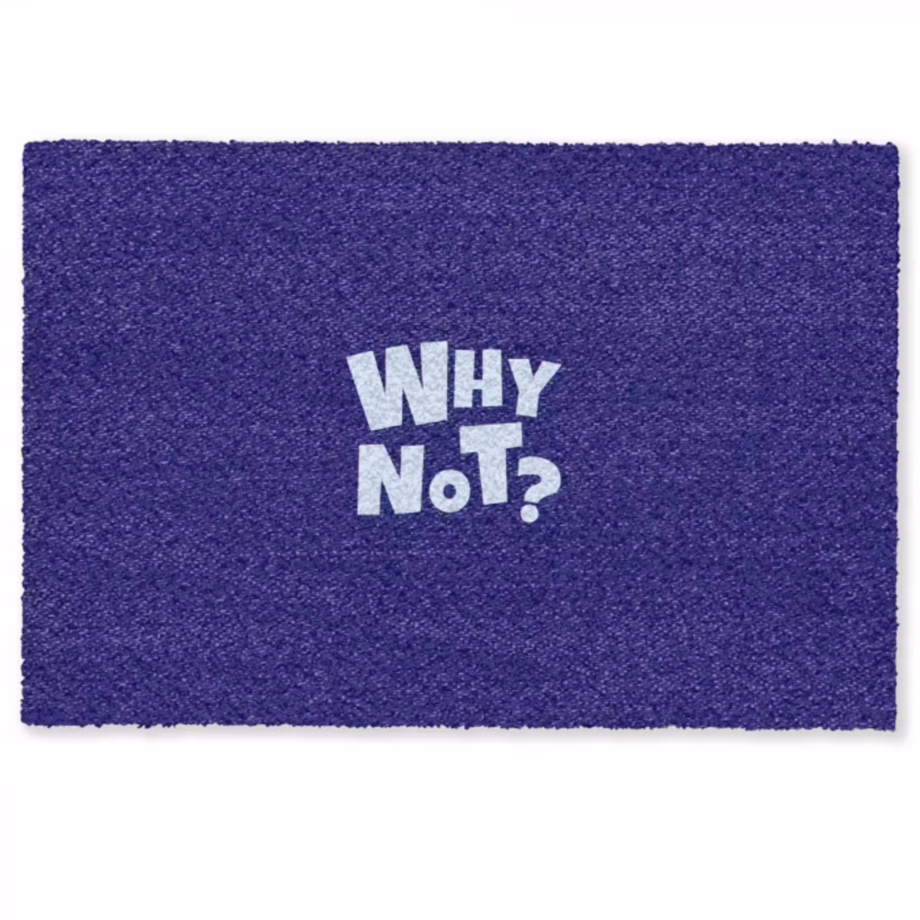 Blauw - Why not - Minimalistisch Deurmat klein -zkaufland3d